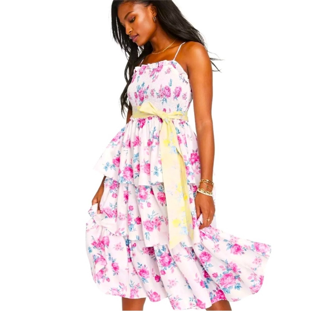 LoveShackFancy X Target Elise Tiered Dress - Picture 2 of 6